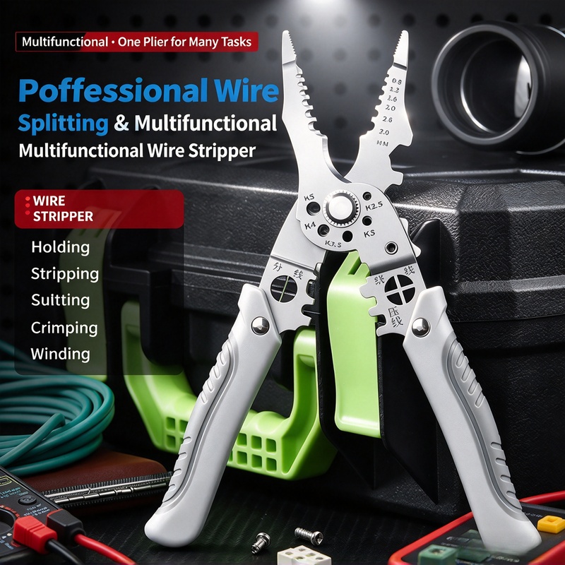 أداة متعددة الاستخدامات لتقشير - مراجعة Automatic Wire Stripper Cutter وسعره