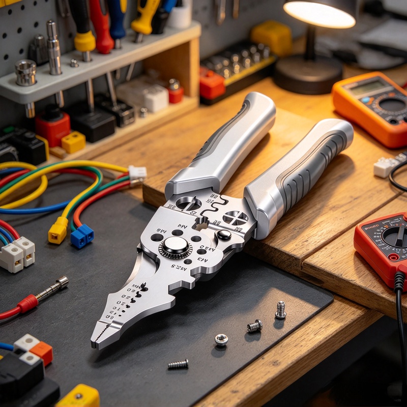 أداة متعددة الاستخدامات لتقشير - مراجعة Automatic Wire Stripper Cutter وسعره