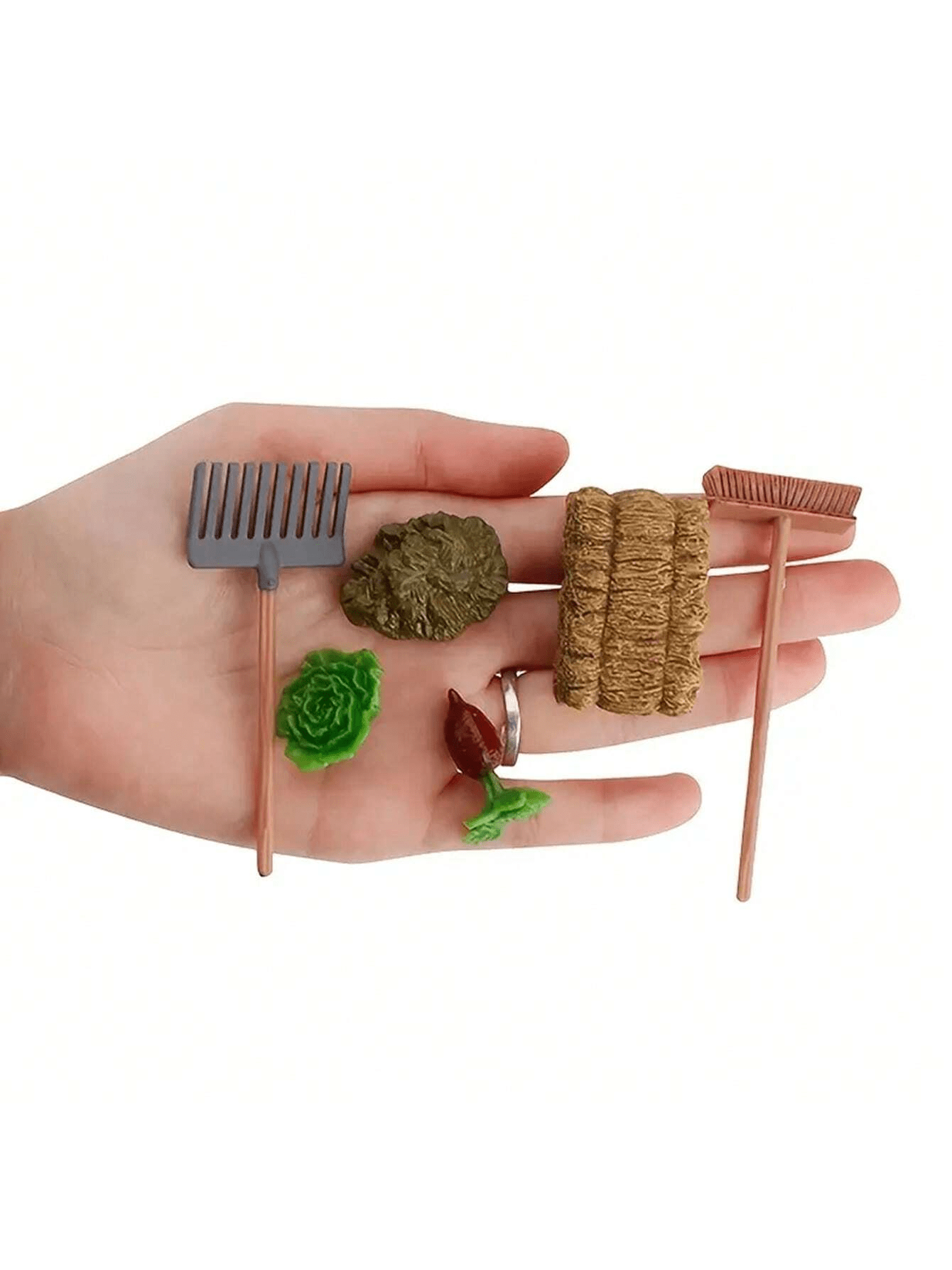 أدوات مزرعة مصغرة لبيت الدمى،  - مراجعة Garden Tools وسعره