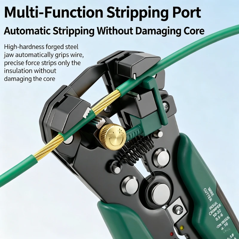أداة متعددة الوظائف لقص وتجعيد - مراجعة Automatic Wire Stripper Cutter وسعره