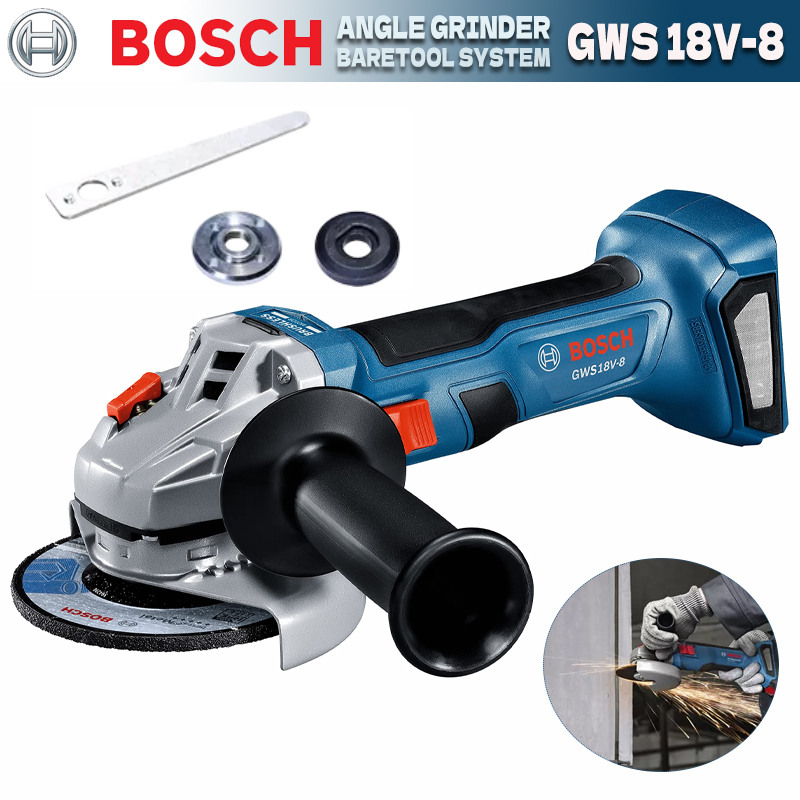 جلاخة زاوية لاسلكية بوش GWS 18 - مراجعة Brushless Angle Grinder Battery Powered وسعره